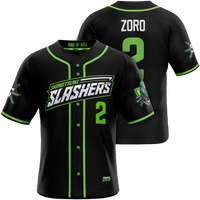 One Piece Zoro Jersey: Shimotsuki Slashers (Baseball Edition) Manga Junkies